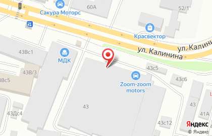 Торговая компания Проторг в Железнодорожном районе на карте