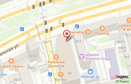 Экспобанк на метро Маяковская на карте