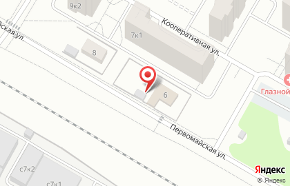 Экспресс-кофейня на Первомайской улице на карте