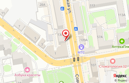 Пекарня Хлебопёкъ на Советской улице на карте