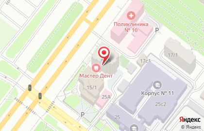 Детский центр Актив на проспекте Мира на карте