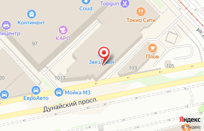 Туристическое агентство Intourist в Московском районе на карте