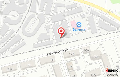 Обелиск33 на Почаевской улице на карте