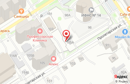 Автостоянка в Барнауле на карте