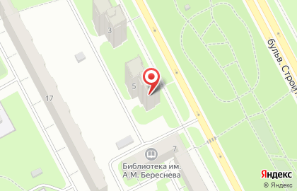Монтажная компания на бульваре Строителей на карте