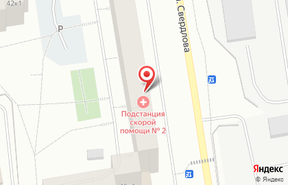Мурманская областная станция скорой медицинской помощи на улице Свердлова на карте