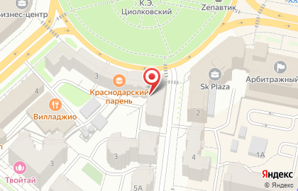 Ресторан японской и итальянской кухни Кавасаки в Калуге на карте