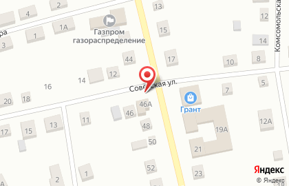 Продовольственный магазин рп. Маслянино на карте