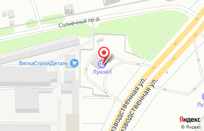 СТО ЛУКОЙЛ-Уралнефтепродукт на Производственной улице на карте