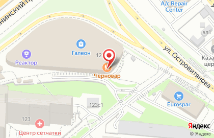 Бар CERNOVAR на Ленинском проспекте на карте