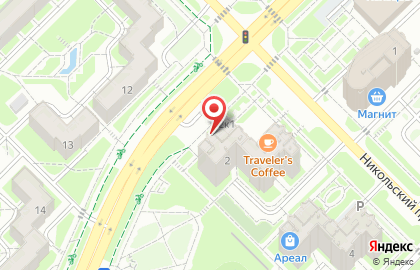 Киоск с овощей и фруктов на карте