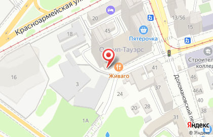 Центр раннего развития Бэби-клуб на улице Максима Горького на карте