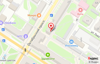 Ателье по пошиву одежды Иголочка на карте