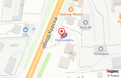 АЗС Курск Нефть на Рябиновой улице на карте