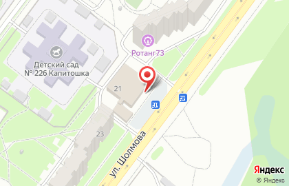 Супермаркет Пятёрочка в Засвияжском районе на карте