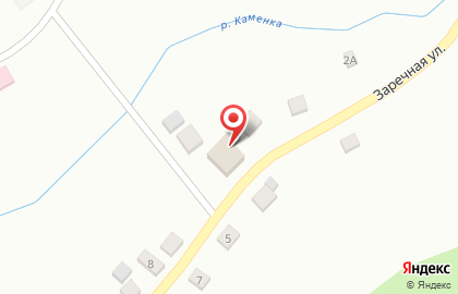 Продуктовый магазин Берёзка на Заречной улице на карте