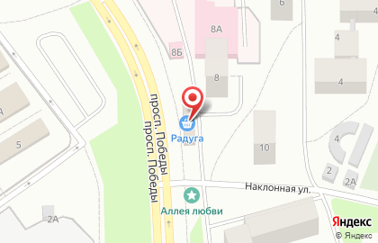 Продуктовый магазин Радуга на карте