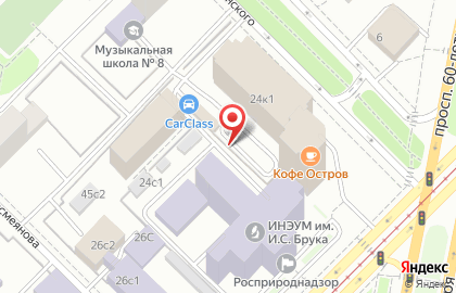 ОАО АКБ РосЕвроБанк на улице Вавилова на карте