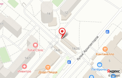 Магазин кондитерских изделий Яна в Кировском районе на карте
