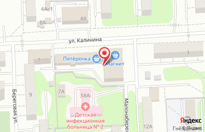 Супермаркет Радуга в Калининском районе на карте