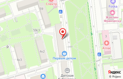 Магазин овощей и фруктов в Москве на карте