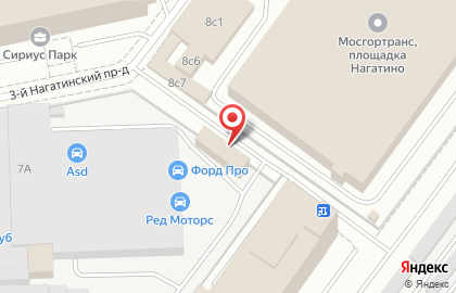 Общежитие для рабочих и строителей Абсолют в Хлебозаводском проезде на карте