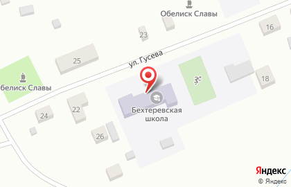 Бехтеревская средняя общеобразовательная школа на карте