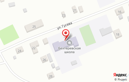 Бехтеревская средняя общеобразовательная школа на карте