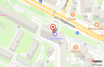 Отделение службы доставки Boxberry на улице М.И. Неделина на карте