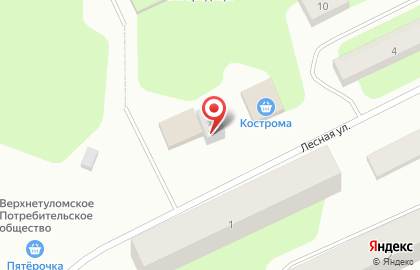 Продуктовый магазин в Мурманске на карте