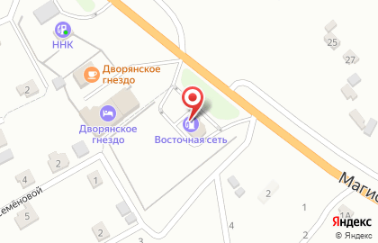 Восточная сеть на карте