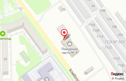 МЧС России по Челябинской области Отдел надзорной деятельности и профилактической работы по городу Челябинску на Хлебозаводской улице на карте
