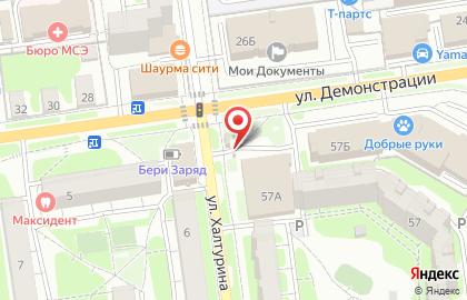 Автомат по продаже питьевой воды Артезианский источник на Пушкинской улице на карте