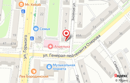 Магазин автозапчастей в Калининграде на карте