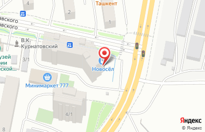 Магазин сантехники и мебели для ванных комнат Новосёл на улице Ярославского на карте