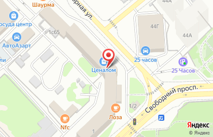 Солярис в Красноярске на карте