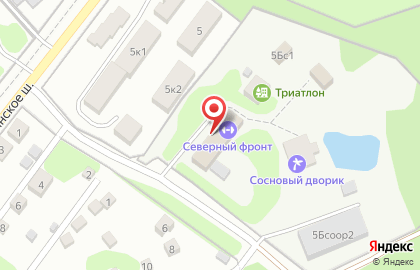 Пейнтбольный клуб Северный Фронт в Нижнем Новгороде на карте