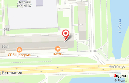 Салон Мордашка на проспекте Ветеранов на карте