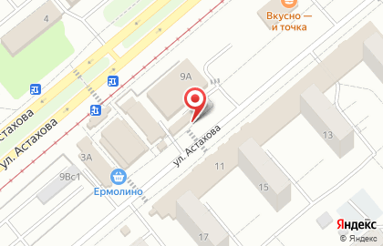 Колбасная лавка Останкино на улице Астахова на карте