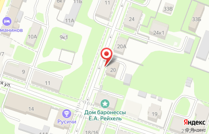 Политическая партия Единая Россия в Великом Новгороде на карте