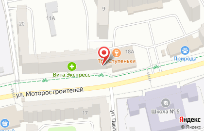Магазин Суши Good на улице Моторостроителей на карте