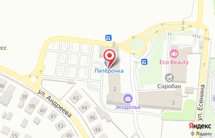 Супермаркет Пятёрочка в Оренбурге на карте