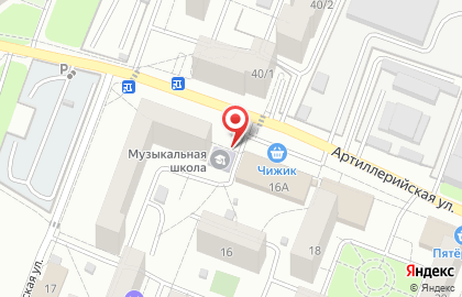 Детская школа искусств №20 в Кировском районе на карте