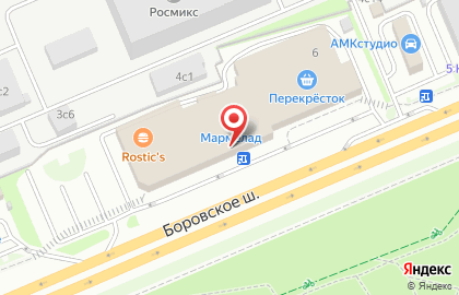 ОАО Банкомат, Московский Индустриальный Банк на Боровском шоссе на карте