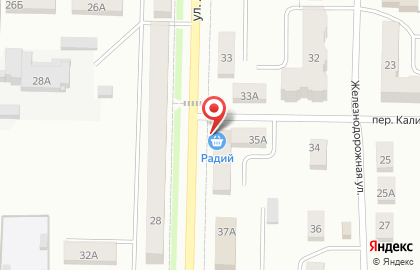 Продовольственный магазин Радий на карте