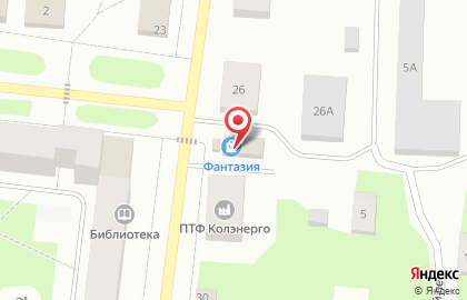 Магазин Фантазия на улице Победы на карте