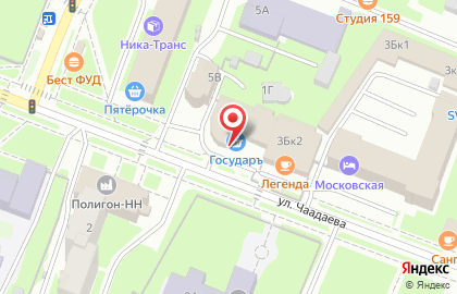 Продовольственный магазин ГосударЪ в Московском районе на карте