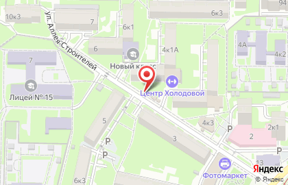 Магазин овощей и фруктов в Пятигорске на карте