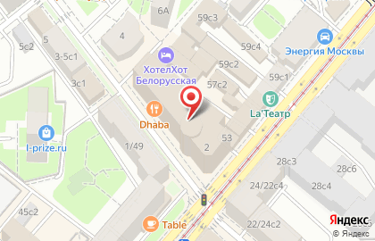 Ресторан Dhaba на Новолесной улице на карте
