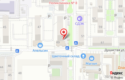Е-Ломбард на Душистой улице на карте